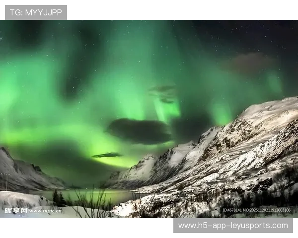 _天幕下的极光穿越：自然奇观中的极限竞赛_，极光的天空